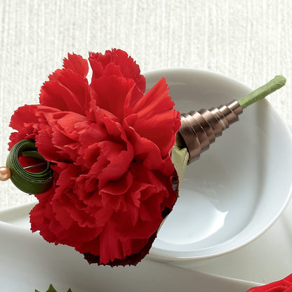 Red Carnation Boutonniere – WOYSHNER'S FLOWER SHOP, Lackawanna NY